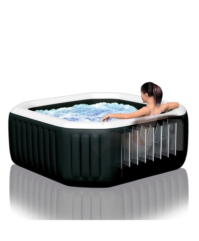 2 - Piscina Idromassaggio SPA Intex Bubble Deluxe 28458 ottagonale fuori terra