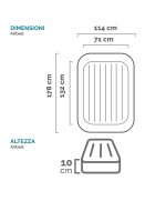 5 - Lettino culla da viaggio Intex 66814NP orsetto Airbed Bear Cozy Kidz