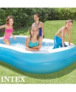 3 - Piscina gonfiabile Intex 57180NP Family celeste 203x152x48 cm