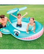 4 - Piscina gonfiabile spruzzo balena Intex 57440NP