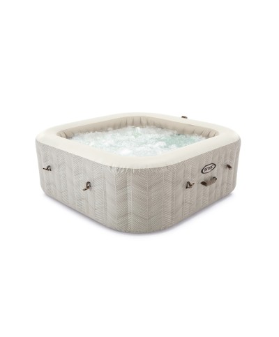 1 - Piscina Idromassaggio SPA Intex Chevron Deluxe 28472 fuori terra 4 posti
