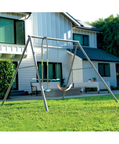 2 - Altalena grigia Intex 44122 Set di gioco a 2 funzioni