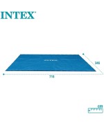 3 - Intex Telo solare termico 28017 piscina rettangolare Ultra Frame 732 x 366