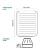 5 - Materasso gonfiabile Intex 64904ND piazza e mezzo con pompa Airbed Dura-Beam PremAire I