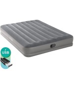 2 - Intex 64114 materasso gonfiabile matrimoniale pompa USB Dura-Beam Airbed