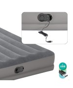 5 - Intex 64114 materasso gonfiabile matrimoniale pompa USB Dura-Beam Airbed