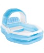 1 - Piscina Swim Center Family Sunshade Intex 57186NP con Tettoia Parasole