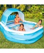 3 - Piscina Swim Center Family Sunshade Intex 57186NP con Tettoia Parasole