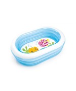 3 - Intex 57482 Piscina Baby Ovale Trasparente 163x107x46 cm