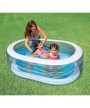 5 - Intex 57482 Piscina Baby Ovale Trasparente 163x107x46 cm