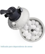 4 - Intex 29045 Sfere Filtranti per filtrazione Pompe a Sabbia lavabili 500 gr