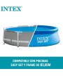 5 - Telo solare termico Intex 28011 piscina rotonda Easy Set e Frame cm 305