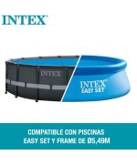 5 - Intex 28015 telo solare termico piscina rotonda Easy Set e Frame cm 549