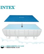 1 - Telo solare termico Intex 28028 piscina rettangolare Ultra Frame 400 x 200