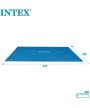 3 - Telo solare termico Intex 28028 piscina rettangolare Ultra Frame 400 x 200