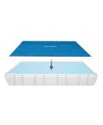1 - Telo solare termico Intex 28029 piscina rettangolare Ultra Frame 488 x 234 cm