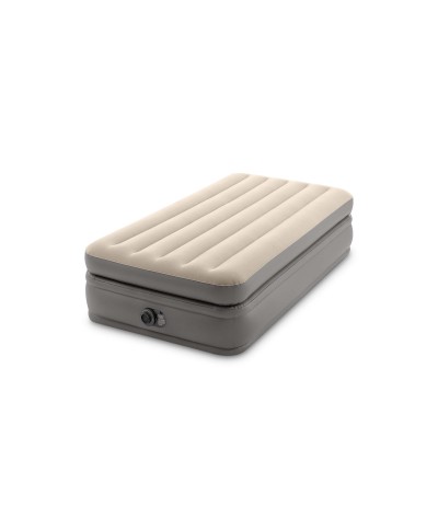 1 - Intex 64162ND Materasso gonfiabile letto singolo con pompa Airbed Dura-Beam Prime Comfort Elevated