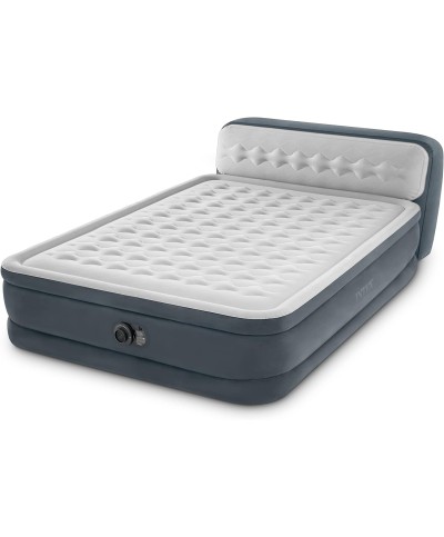 1 - Intex 64448ND materasso gonfiabile matrimoniale con testiera Airbed