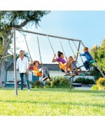 3 - Altalena grigio Intex 44123 set di gioco a 3 funzioni