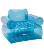 1 - Poltrona gonfiabile Intex 66503NP trasparente blu
