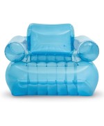 2 - Poltrona gonfiabile Intex 66503NP trasparente blu