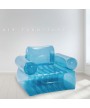 5 - Poltrona gonfiabile Intex 66503NP trasparente blu