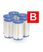 1 - Kit 6 filtri filtro Intex 29005 tipo B