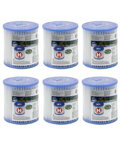 1 - Kit 6 cartuccia filtro mini H Intex 29007