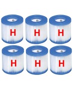 2 - Kit 6 cartuccia filtro mini H Intex 29007