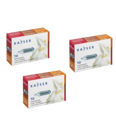 1 - Ricariche per sifone panna Kayser 30 capsule cartucce