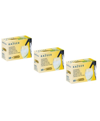 1 - Ricariche bombolette Kayser 30 capsule CO2 per soda