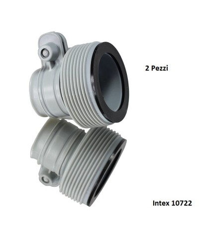 1 - Kit 2 pezzi Adattatore B Intex 10722 ricambio