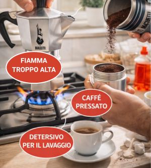 Errori da evitare con la moka Bialetti